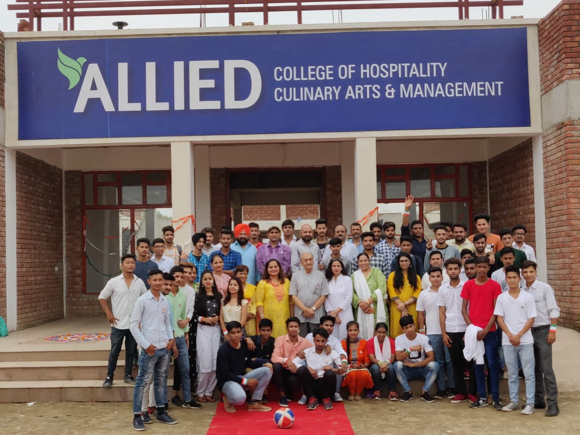 15 august Flag Ceremony in allied college